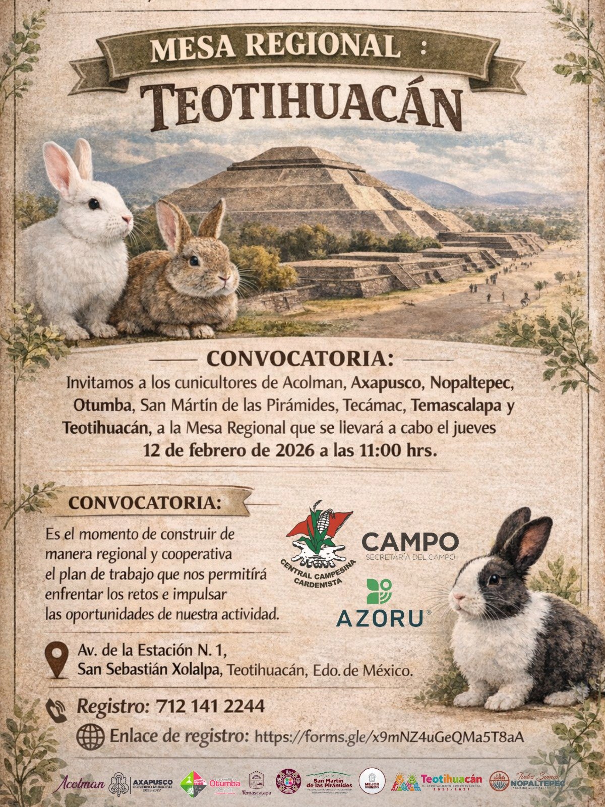 Flyer de Intervención Regional